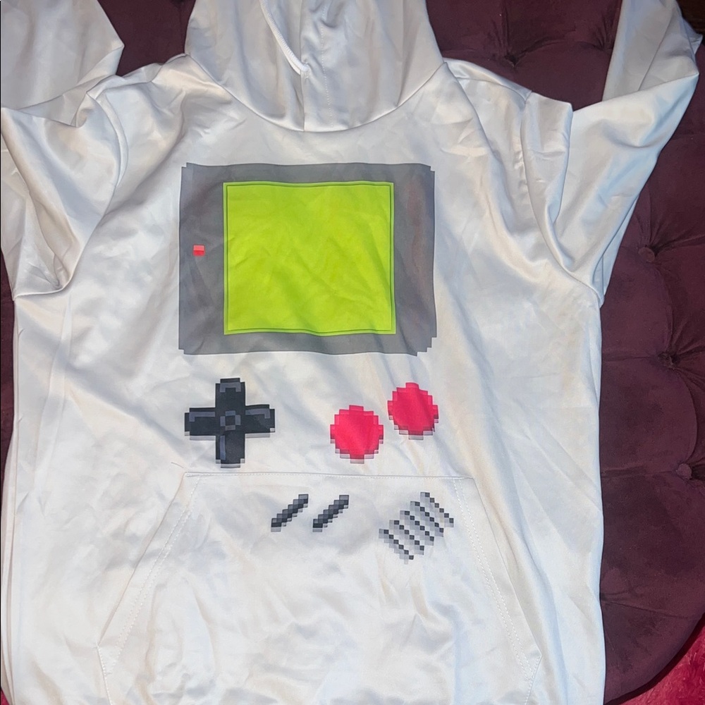 Retro Gaming Hoodie with Pixel Art